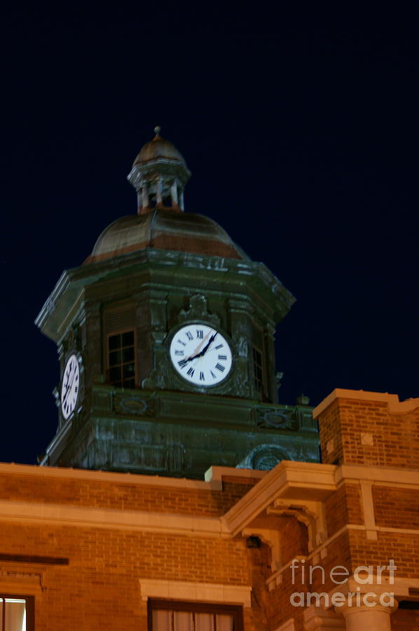 Inverness Courthouse Clocktower Photograph by Theresa Cangelosi