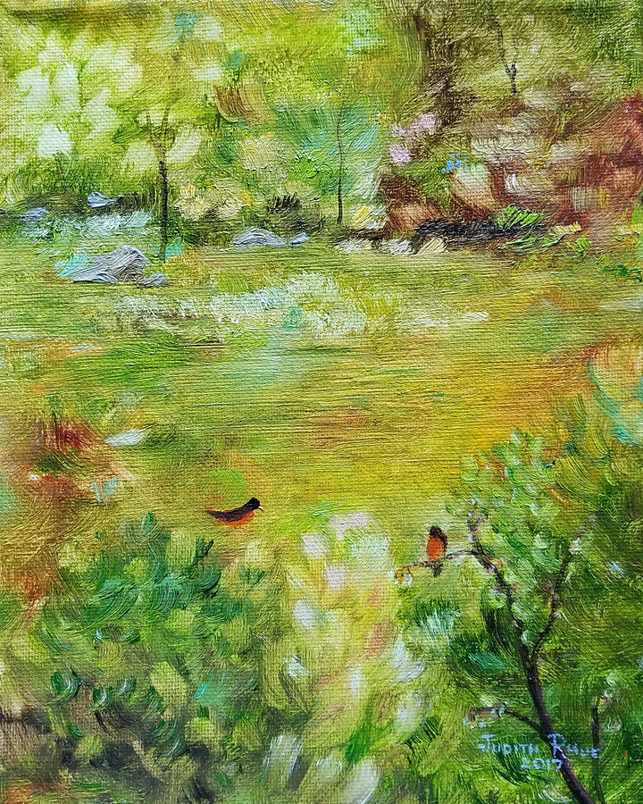 Spring Painting - Invincible Spring by Judith Rhue