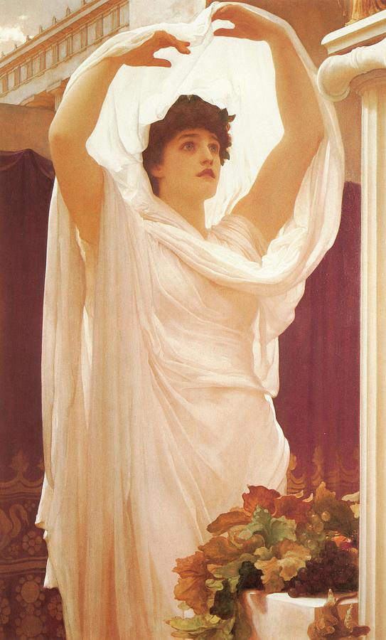 Invocation Painting by Frederick Lord Leighton