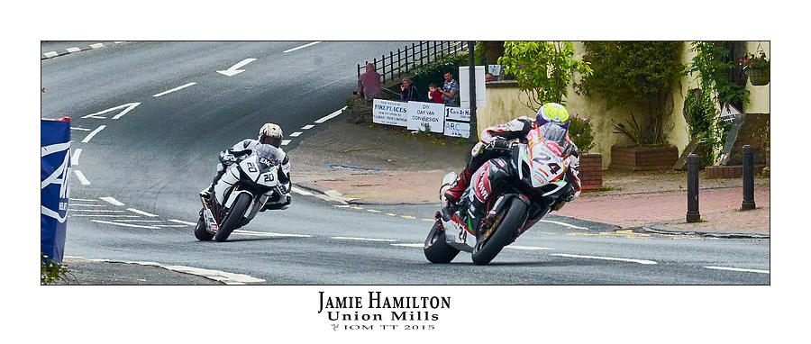 IOM TT Jamie Hamilton Photograph by AGeekonaBike Photography