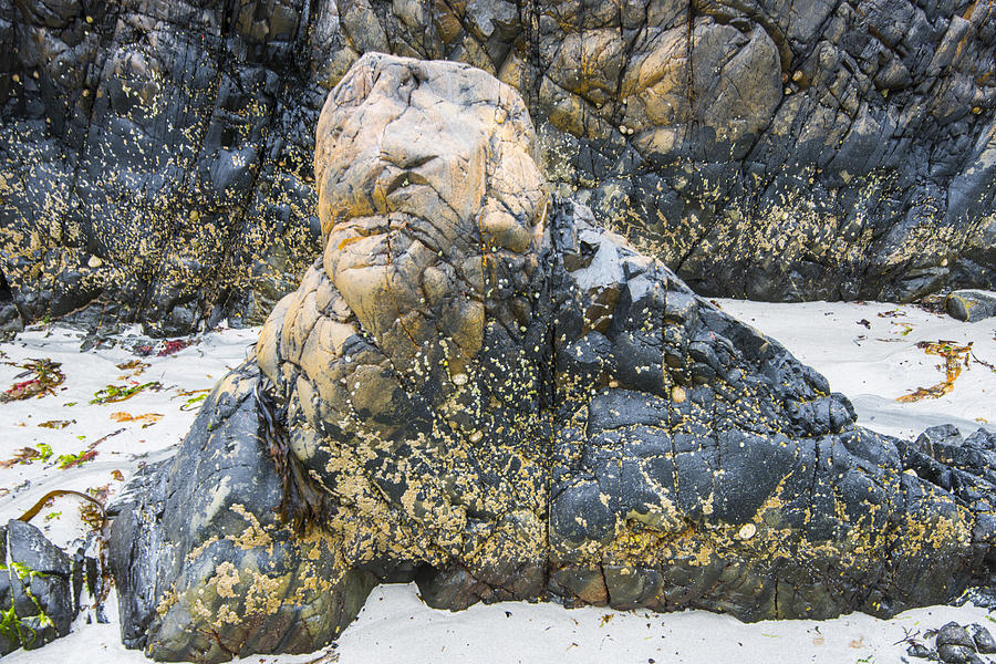 Iona Beach Rock I Photograph by Steven Ainsworth