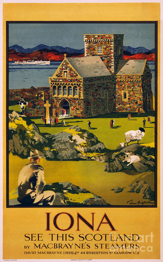 Iona Scotland Painting by Celestial Images