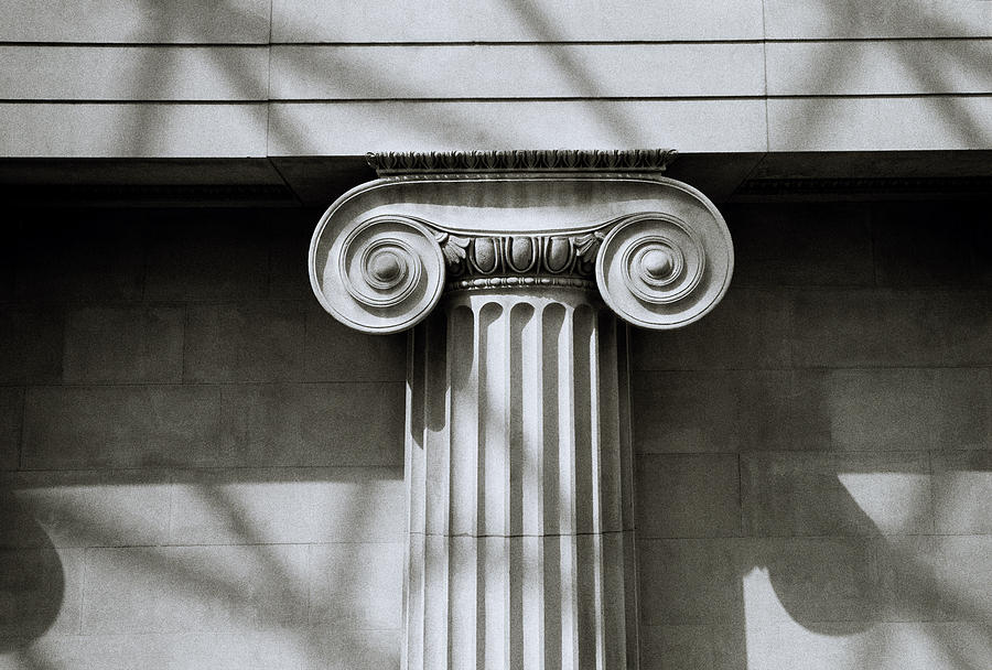 Ionic Columns Photograph by Shaun Higson