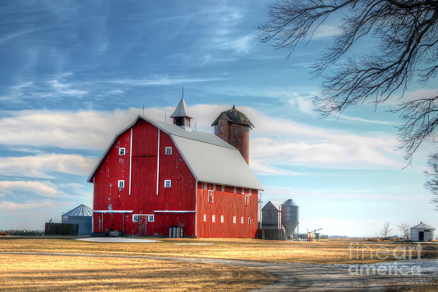 Iowa Barn Photograph By Rick Mann