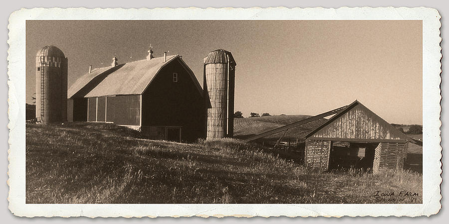 Iowa Corn Farm 1981 Photograph by Garry McMichael