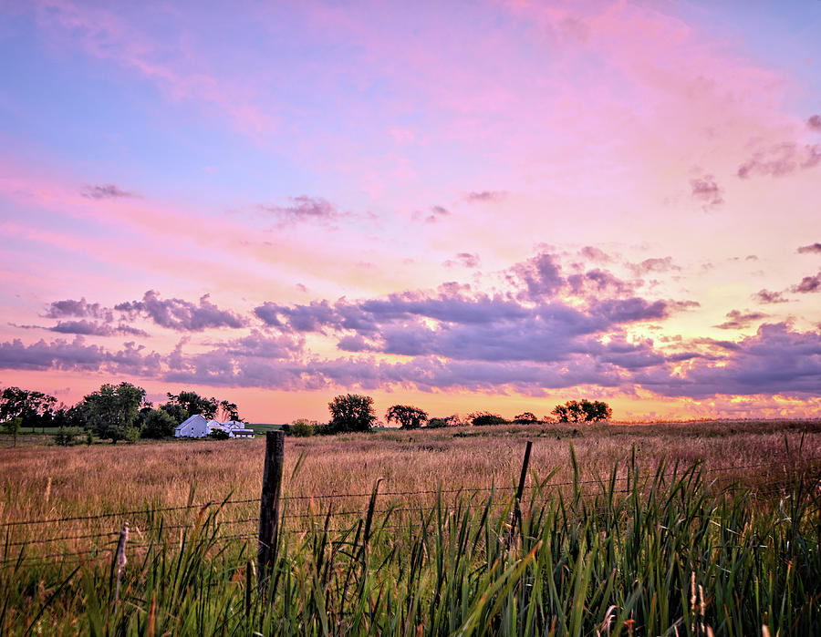 Iowa Farm Sunrise Photograph by Bonfire Photography