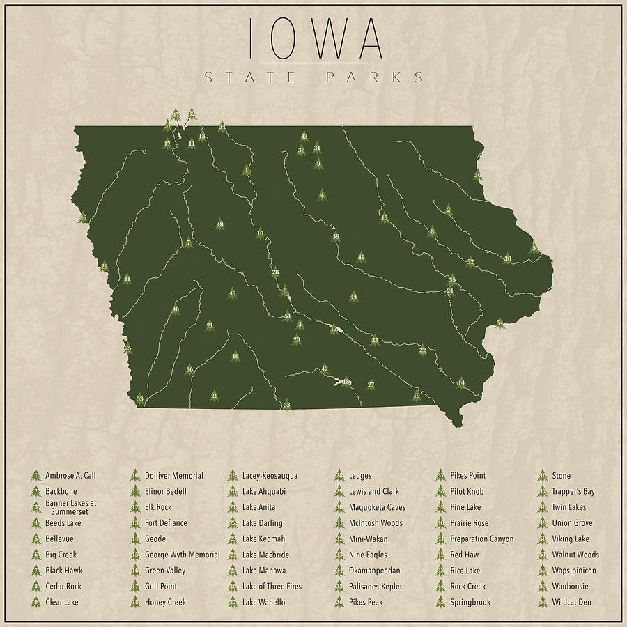 Iowa Parks Digital Art by Finlay McNevin - Fine Art America