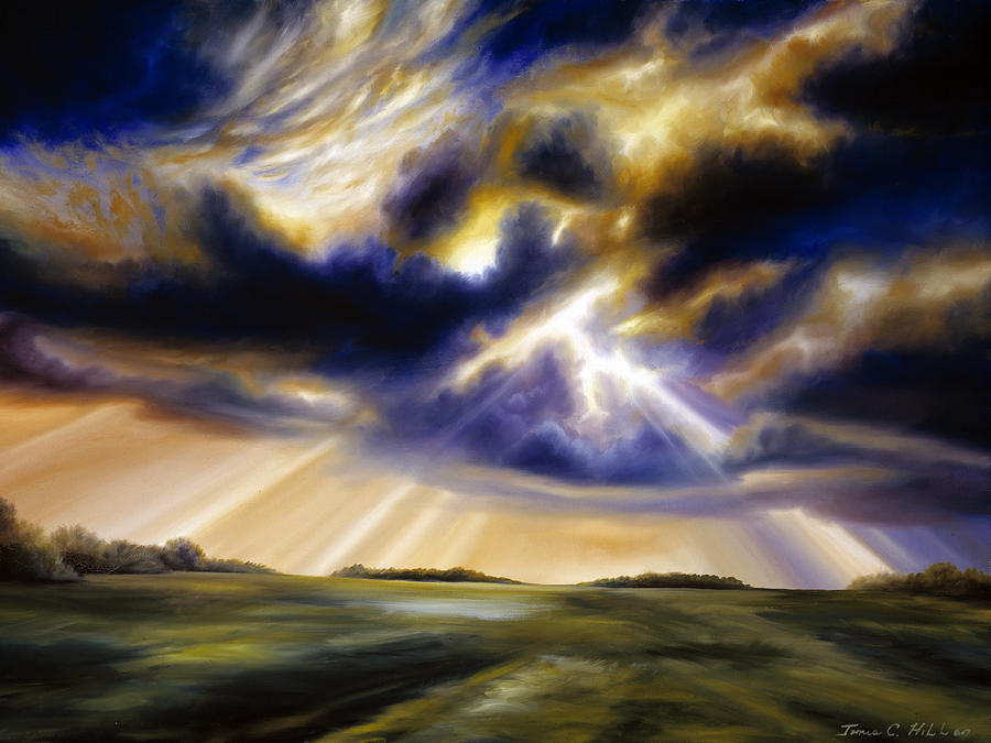 Iowa Storms Painting by James Hill