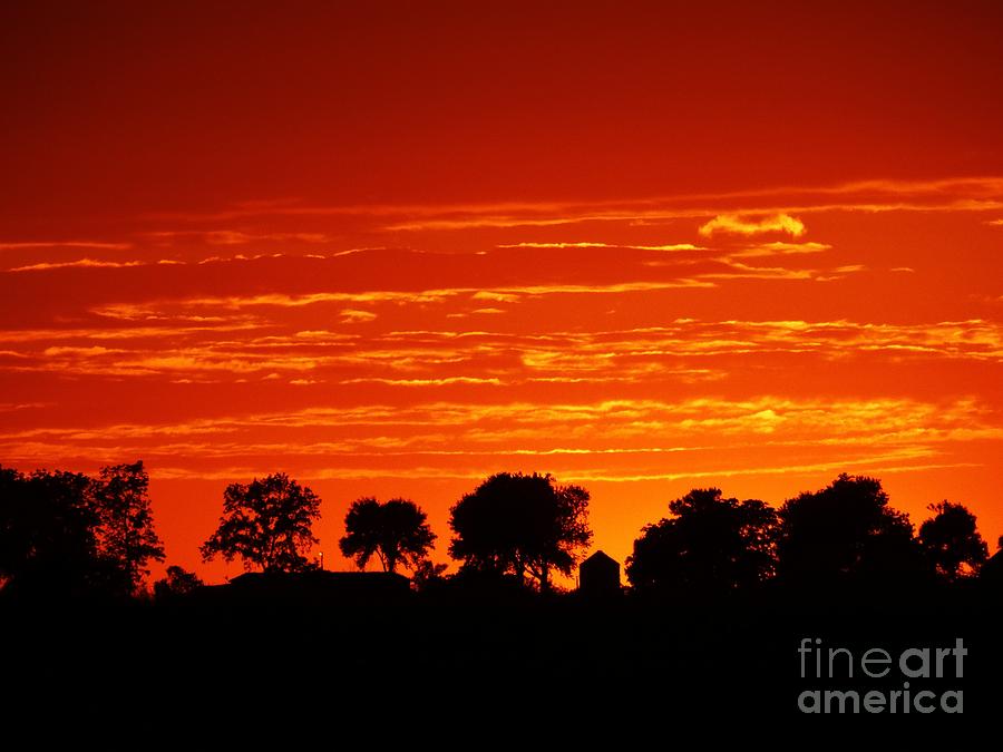 Iowa Sunset Photograph by J L Zarek