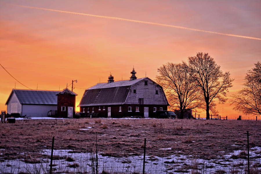 Iowa Winter Sunrise 2 Photograph by Bonfire Photography