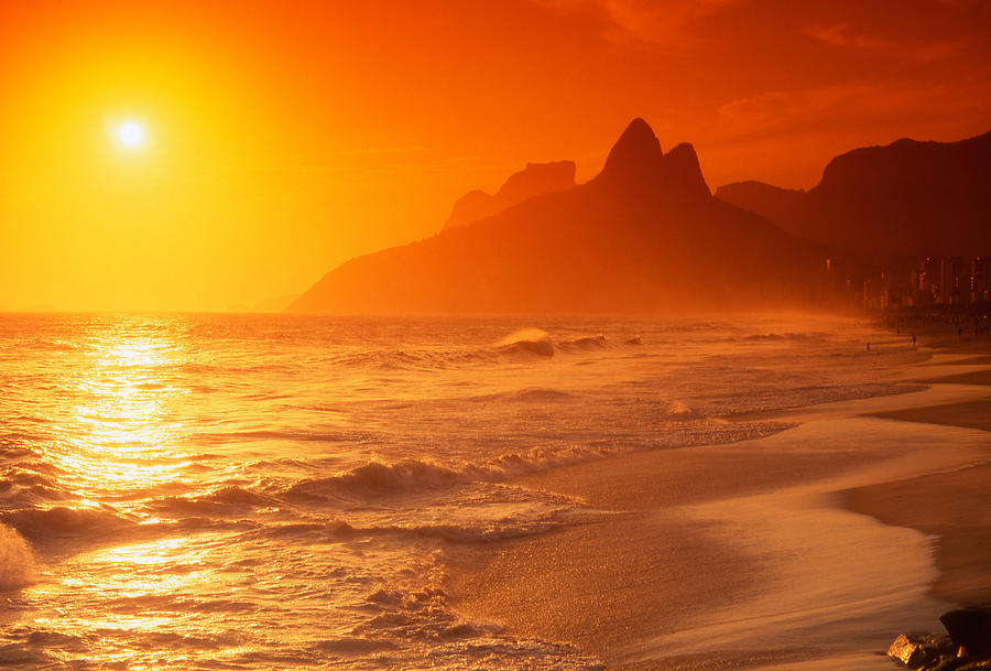 Ipanema Beach Rio de Janeiro Brazil Photograph by Douglas Pulsipher