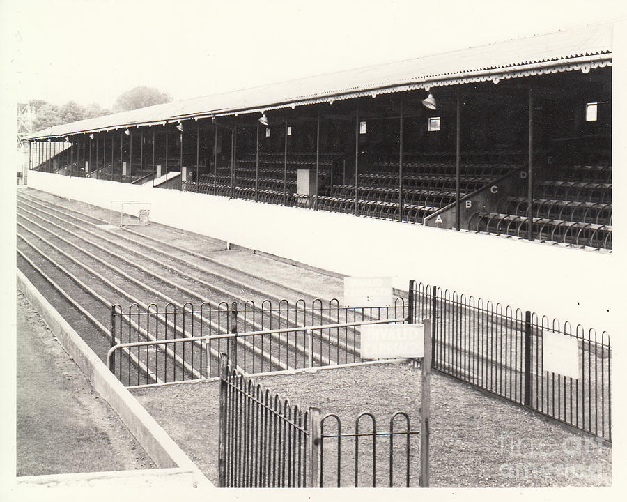 Ipswich Town - Portman Road - East Stand 01 - BW - August 1969 Photograph by Legendary Football Grounds