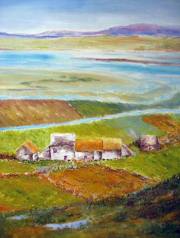 Landscape Painting - Ireland in Fall by Lisa Boyd