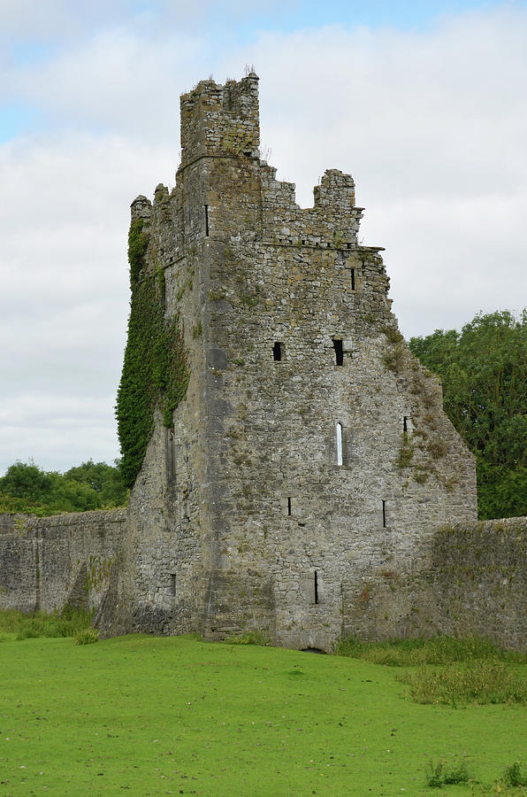 Ireland Kells Priory Seven Towers Medieval Castle Tower House Ruin County Kilkenny Photograph by Shawn OBrien