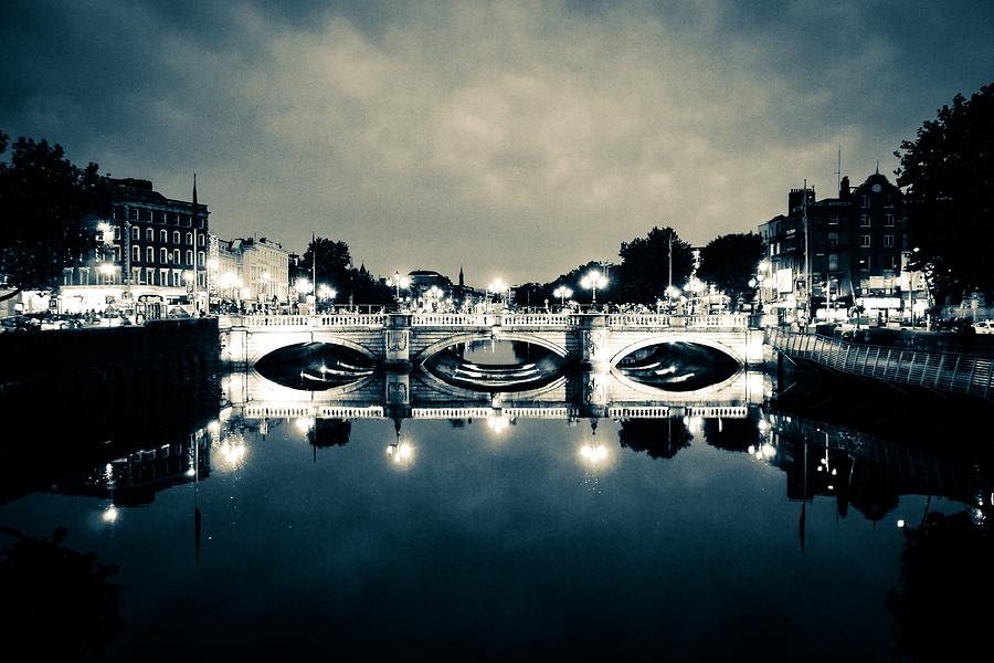 Shell Photograph - Ireland OConnell Bridge by James Fitzpatrick
