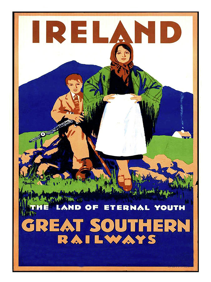 Ireland, the land of eternal youth Painting by Long Shot