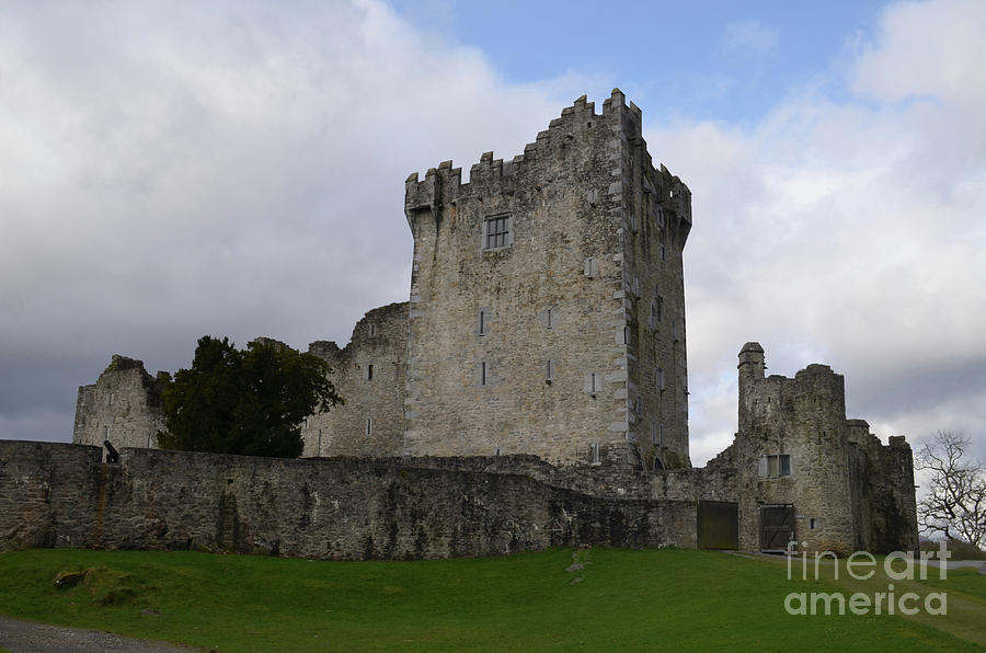 Irelands Ross Castle Made of Stone in Killarney National Park Photograph by DejaVu Designs
