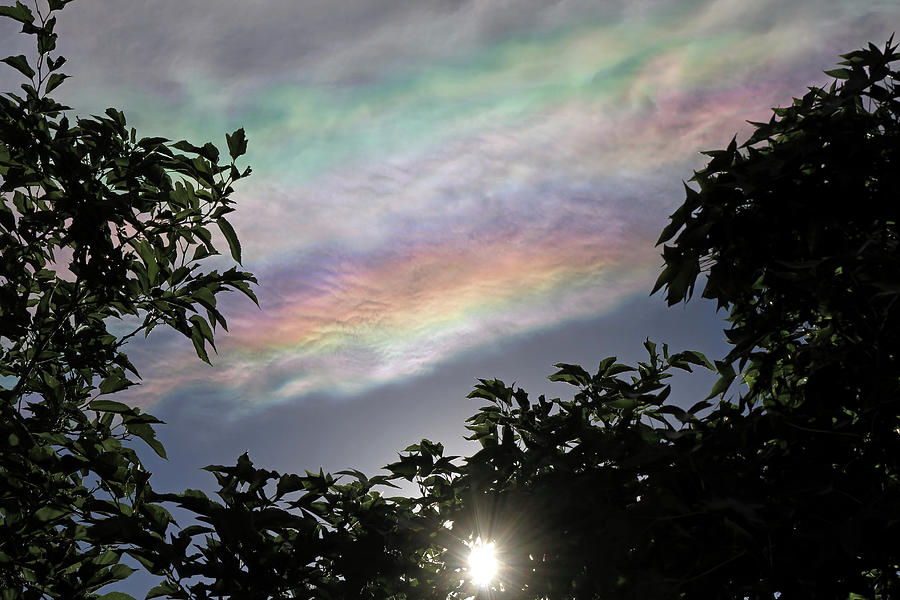 Iridescent Clouds Photograph by Donna Kennedy