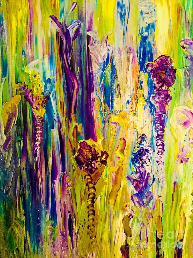 Iridescent  Painting by Elle Justine