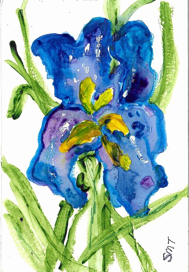 Iris - 1 Painting by Stacey Torres