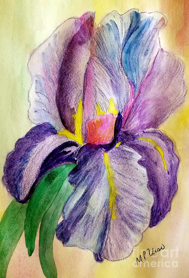 Iris 2 Painting by Maria Urso