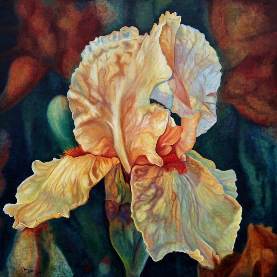 Iris 3_2017 Painting by Steven Ward
