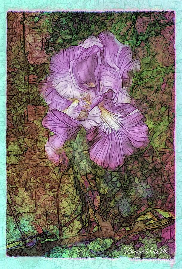 Iris Beauty Digital Art by Bonnie Willis