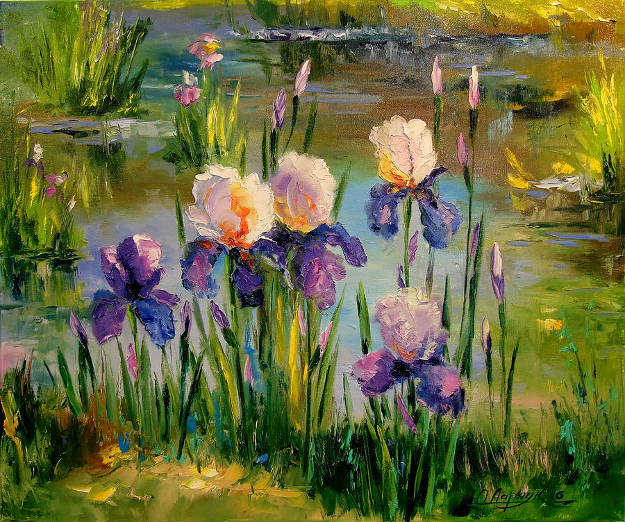 Flowers in the field Paintings by Olha Darchuk 