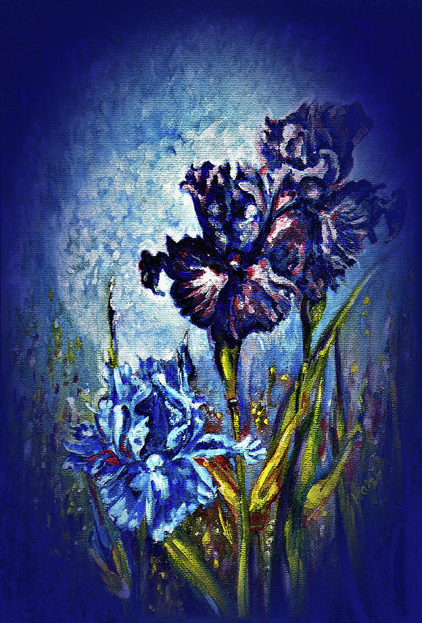 Iris Painting by Harsh Malik