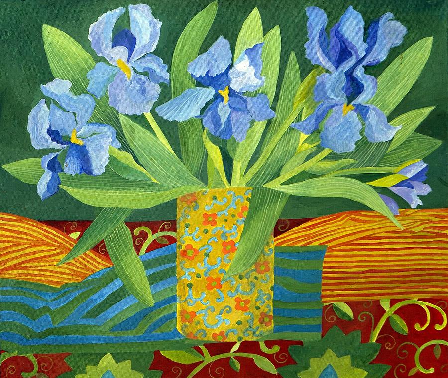 Iris Painting - Iris by Jennifer Abbot