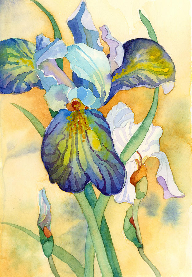 Iris Painting by Casey Shannon