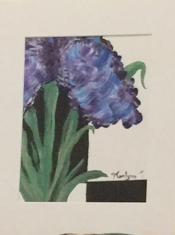 Iris Painting by Kenlynn Schroeder