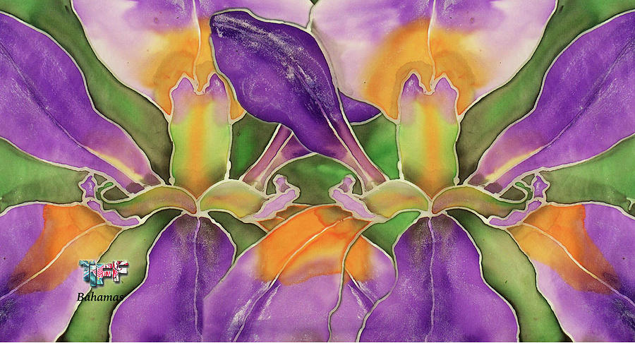 Mug Painting - Iris Mug by Tiff Mug Painting - Iris Mug by Tiff