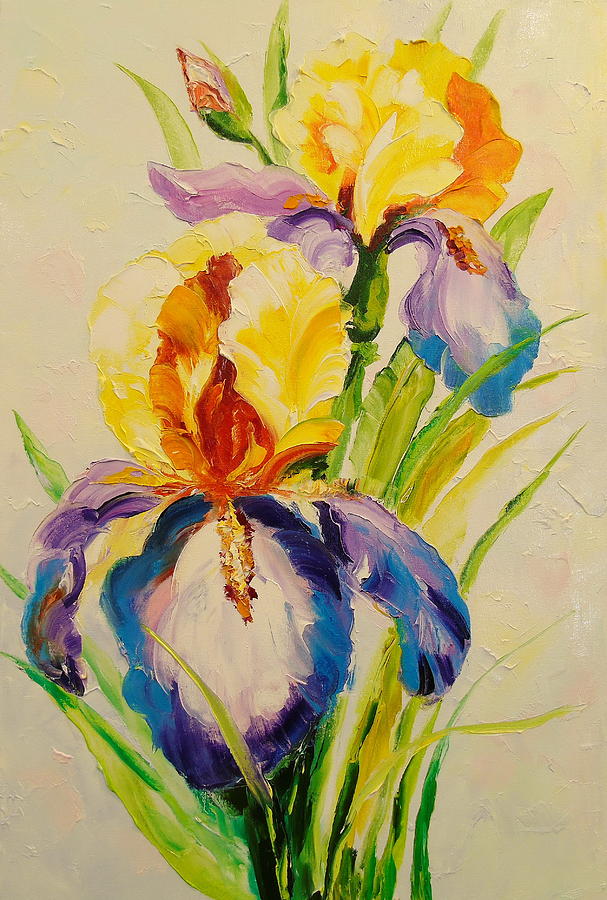 Iris Painting by Olha Darchuk - Fine Art America