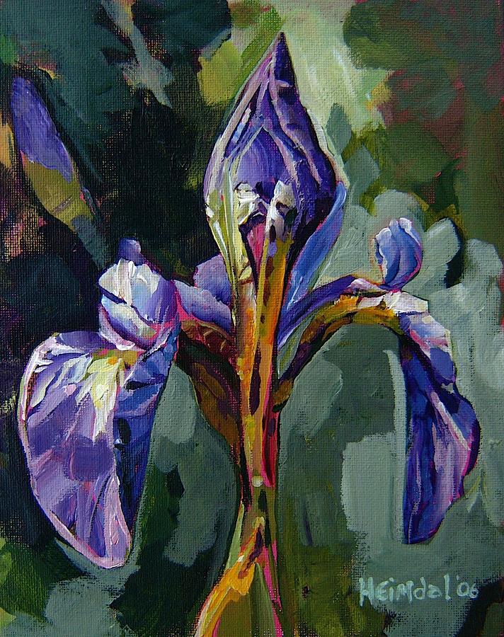 Iris Snow Painting by Tim  Heimdal