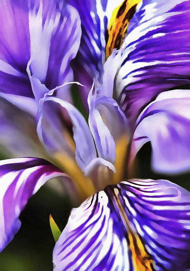 Iris Painting -  Iris by Taiche Acrylic Art