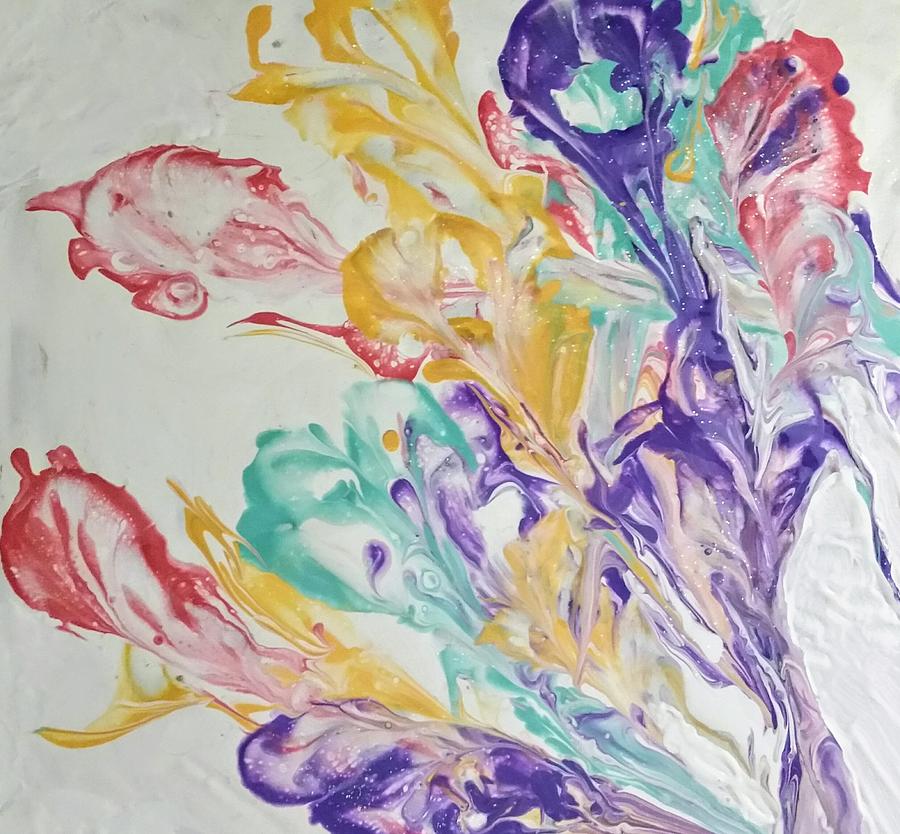 Iris Painting by Valerie Josi