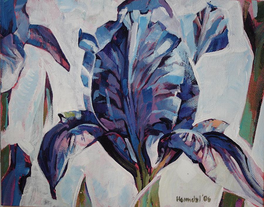Iris Winter Painting by Tim  Heimdal