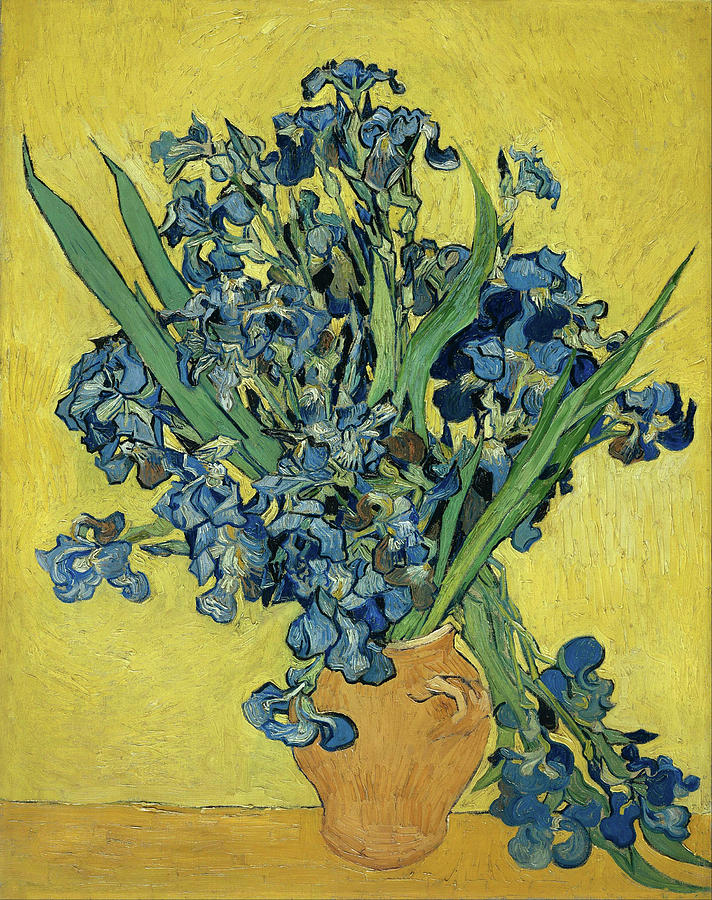  Irises-01 Painting by Vincent van Gogh