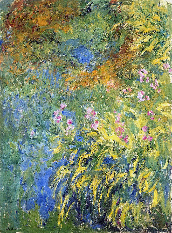 Irises 3 1917 Painting by Claude Monet - Fine Art America