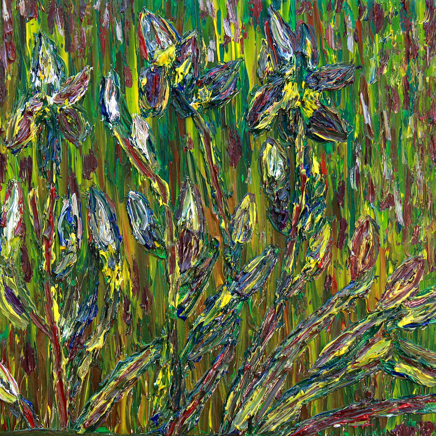 Irises Dance Painting by Vadim Levin