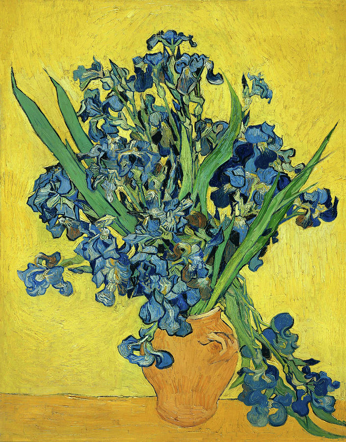 Irises Van Gogh 1890 Painting by Movie Poster Prints