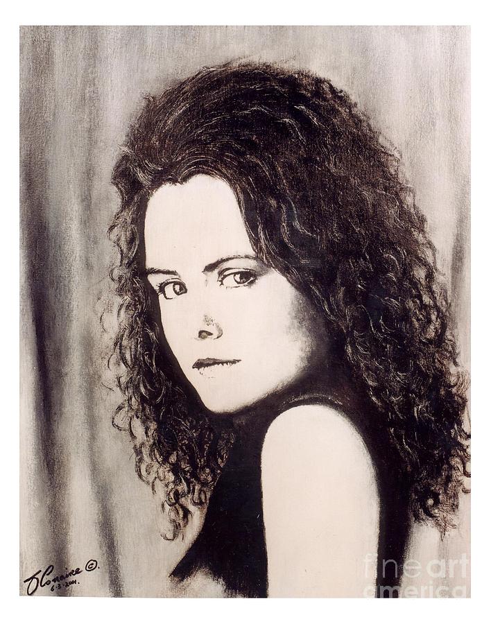 Irish Actress  Maeve Mcgrath Painting