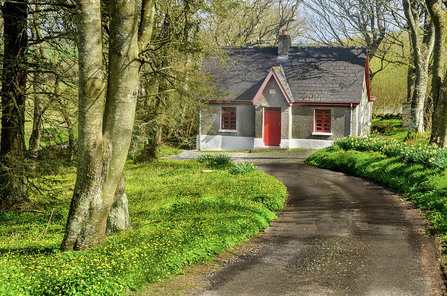 Landscape Photograph - Irish Cottage by Joe Ormonde