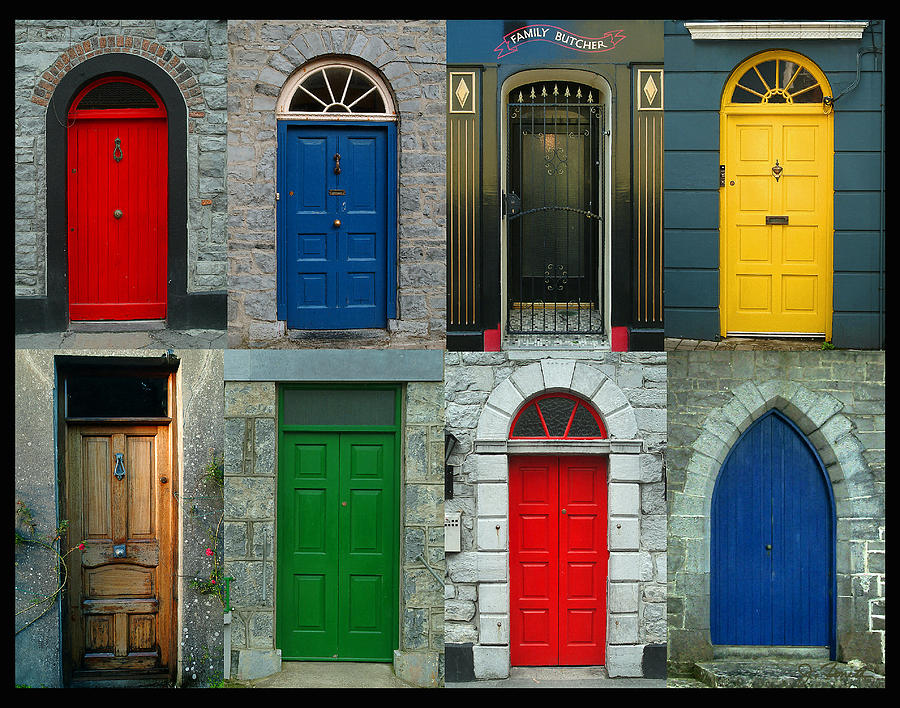Irish Doors Photograph by Joe Bonita