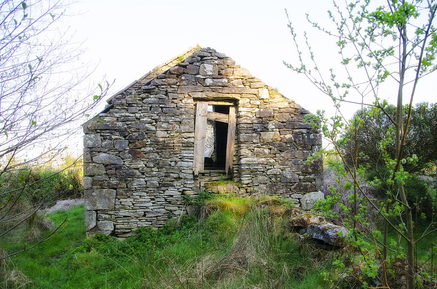 Potato Photograph - Irish Famine House - County Sligo by Bill Cannon