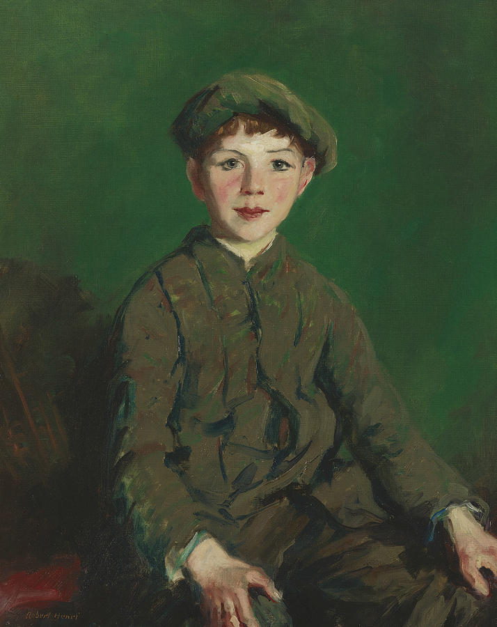 Irish Lad Painting by Robert Henri