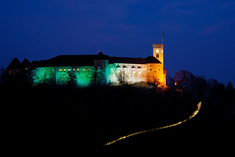 Irish Ljubljana Castle Photograph by Ian Middleton