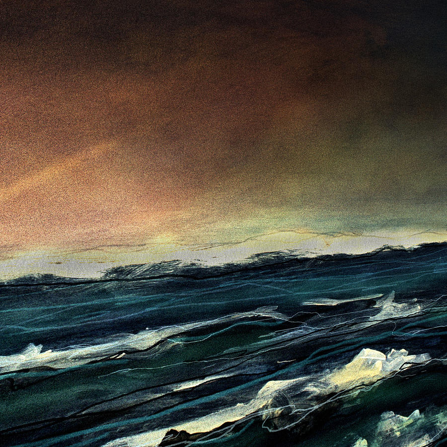 Irish Sea III Painting by Michaelalonzo Kominsky