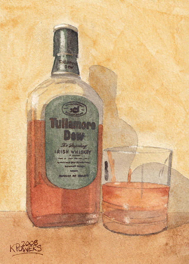 Irish Whiskey Painting by Ken Powers